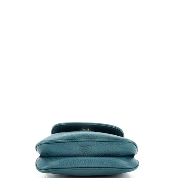 Gucci 1973 Chain Shoulder Bag Leather Small Blue - Picture 4 of 10